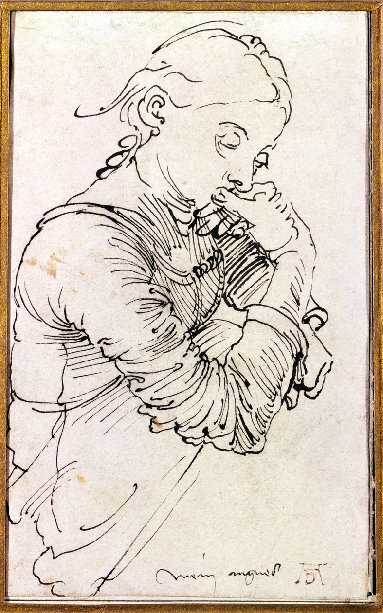 アルブレヒト・デューラー、【四人の使徒　２】、希少豪華画集画、新品高級額・額装付 アルブレヒト・デューラー、【四人の使徒 2】、希少豪華画集画